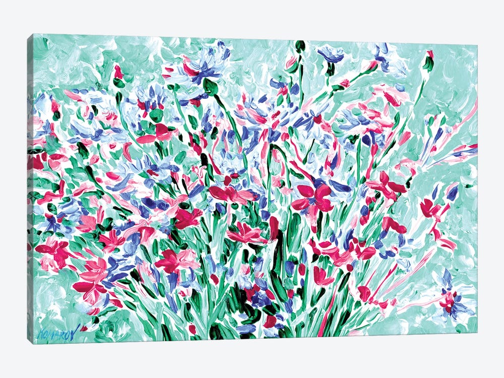 Summer Wildflowers by Vitali Komarov 1-piece Canvas Artwork