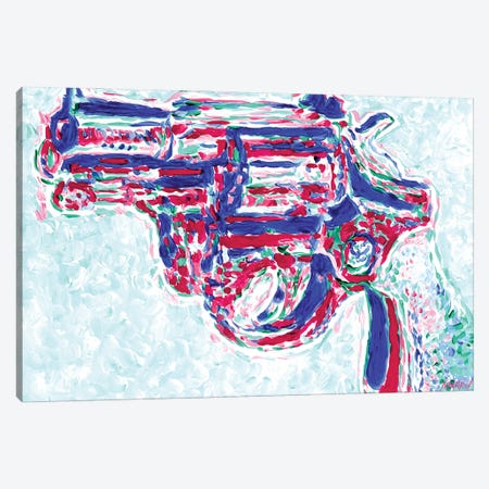Gun After Andy Warhol Canvas Print #VTK225} by Vitali Komarov Canvas Print