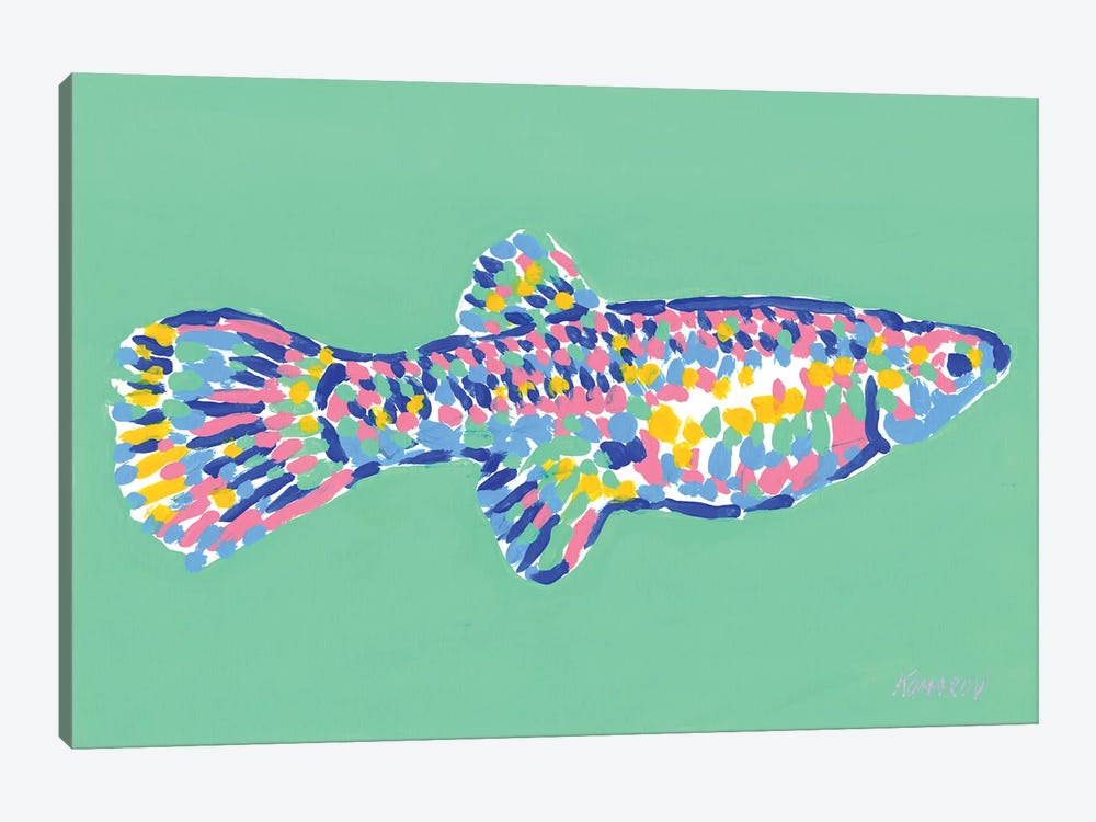 Colorful Fish by Vitali Komarov 1-piece Canvas Print