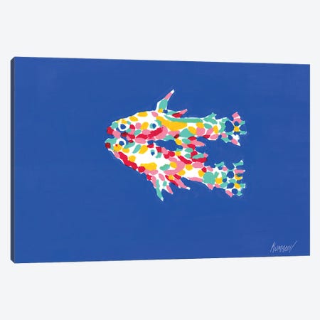 Fish In The Sea Canvas Print #VTK228} by Vitali Komarov Canvas Artwork