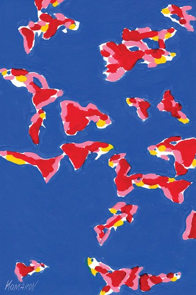 Koi Fishes by Vitali Komarov canvas print