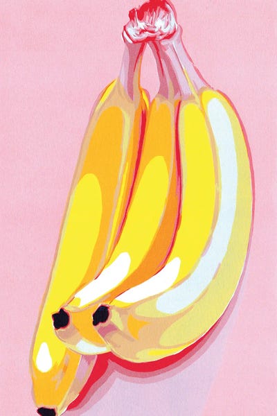 Pop Art Kitchen: Three Bananas by Vitali Komarov