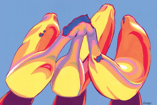 Pop Art Kitchen: Beautiful Bananas by Vitali Komarov