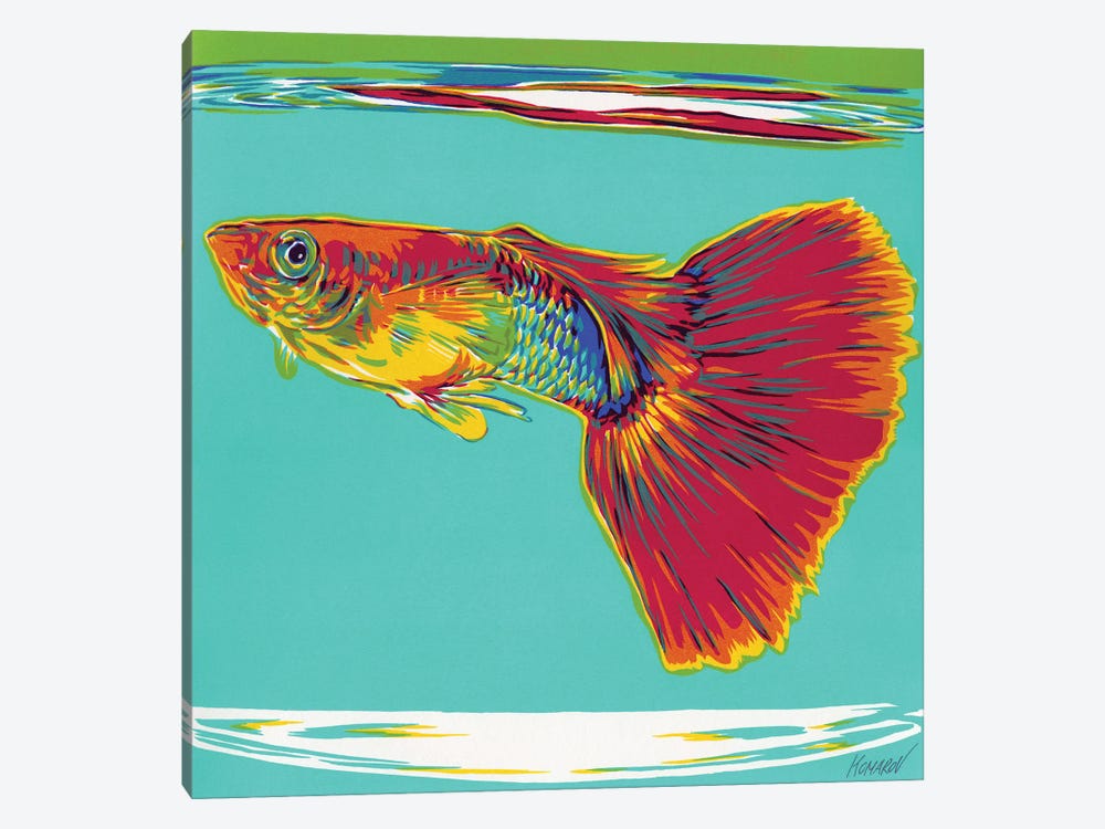 Goldfish by Vitali Komarov 1-piece Canvas Art Print