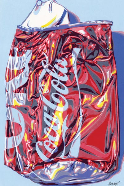 Similar To Andy Warhol: Crashed Cola Can by Vitali Komarov