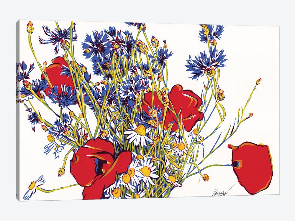 Meadow Flowers by Vitali Komarov 1-piece Art Print