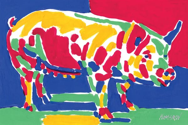 Pop Art Kitchen: Pop Art Pig by Vitali Komarov