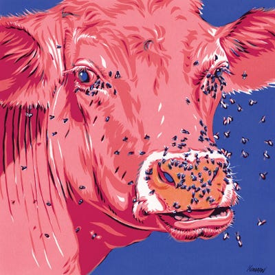 Colorful Cow by Vitali Komarov canvas print