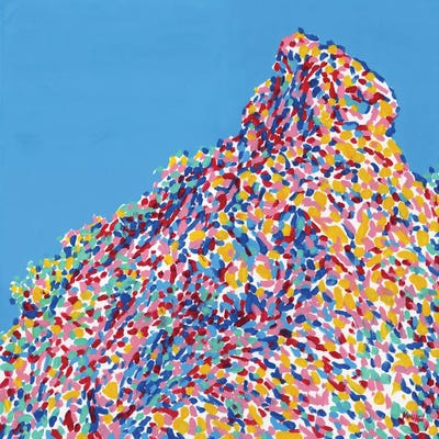 Sunlit Mountain by Vitali Komarov canvas print