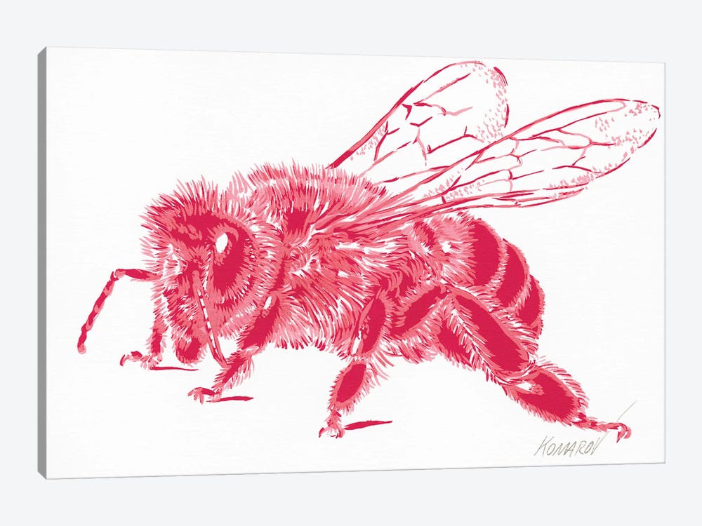 Queen Bee by Vitali Komarov 1-piece Canvas Art