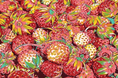 Wild Strawberries by Vitali Komarov framed wall art