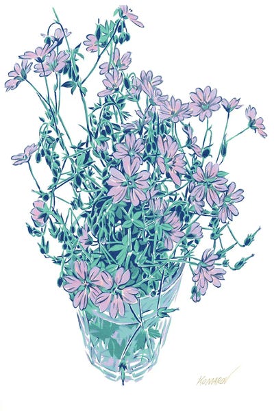 Floral Bouquet by Vitali Komarov canvas print