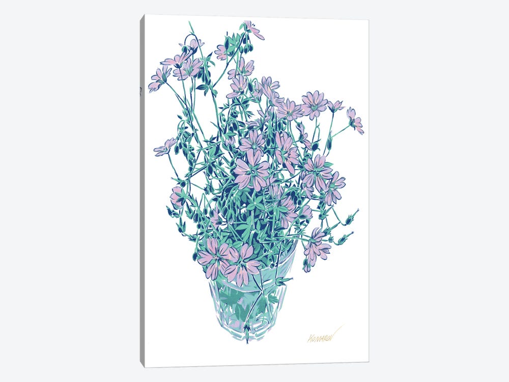 Floral Bouquet by Vitali Komarov 1-piece Canvas Wall Art