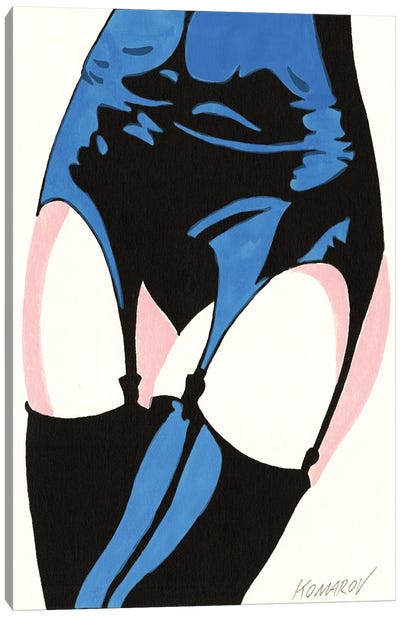 Nude Woman I Canvas Art Print - Lingerie Art