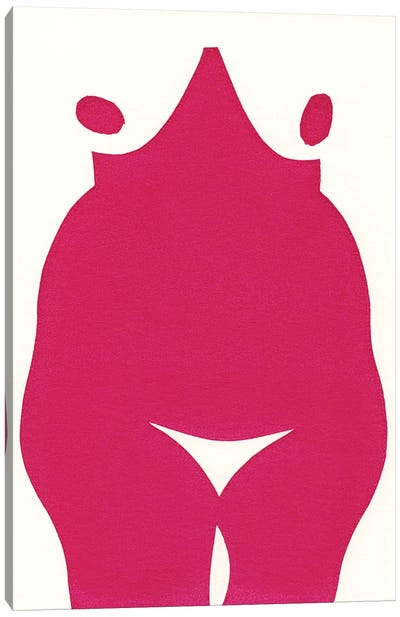 Nude Woman IV Canvas Art Print - Vitali Komarov