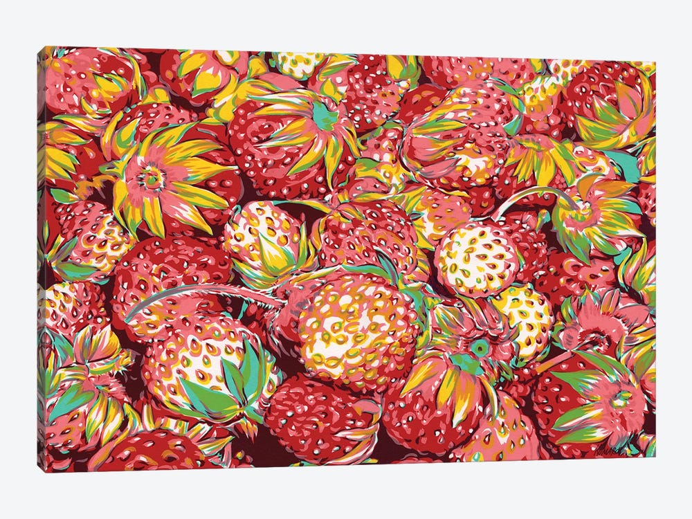 Wild Strawberries by Vitali Komarov 1-piece Canvas Wall Art
