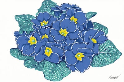 Violet Flower by Vitali Komarov canvas print