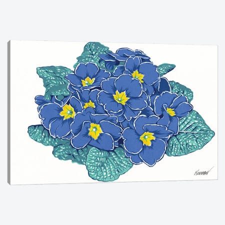 Violet Flower Canvas Print #VTK300} by Vitali Komarov Canvas Art Print