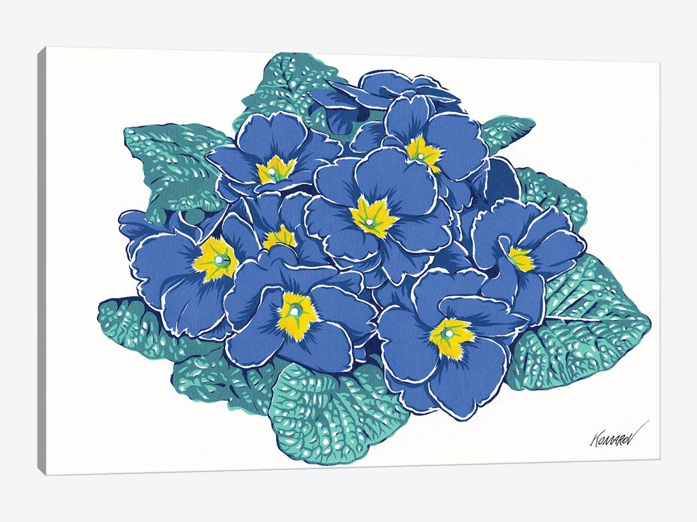Violet Flower by Vitali Komarov 1-piece Canvas Print