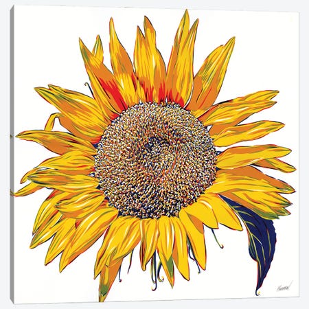 Sunflowers Canvas Print #VTK303} by Vitali Komarov Canvas Print