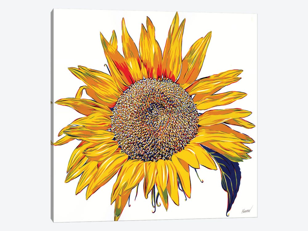 Sunflowers by Vitali Komarov 1-piece Canvas Artwork