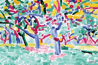 Abstract Trees by Vitali Komarov canvas print