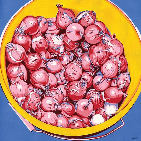 Pop Art Kitchen: Onion by Vitali Komarov