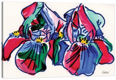 Iris III Canvas Art Print - Vitali Komarov