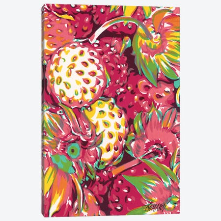 Strawberries Canvas Print #VTK30} by Vitali Komarov Canvas Print