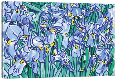 Irises I Canvas Art Print - Vitali Komarov