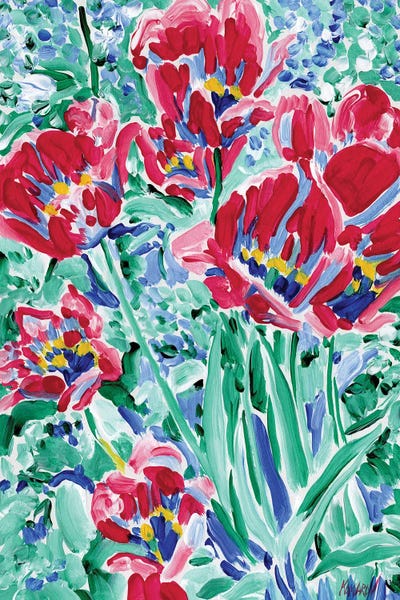 Tulips: Pink Tulips by Vitali Komarov