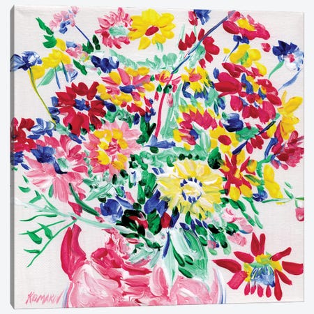 Flower Vase Canvas Print #VTK316} by Vitali Komarov Canvas Print
