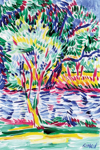 Artists Like Matisse: Tuscany Landscape by Vitali Komarov