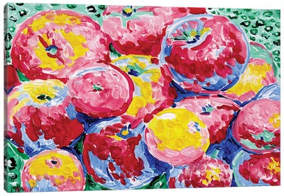 Still Life With Apples Canvas Art Print - Vitali Komarov