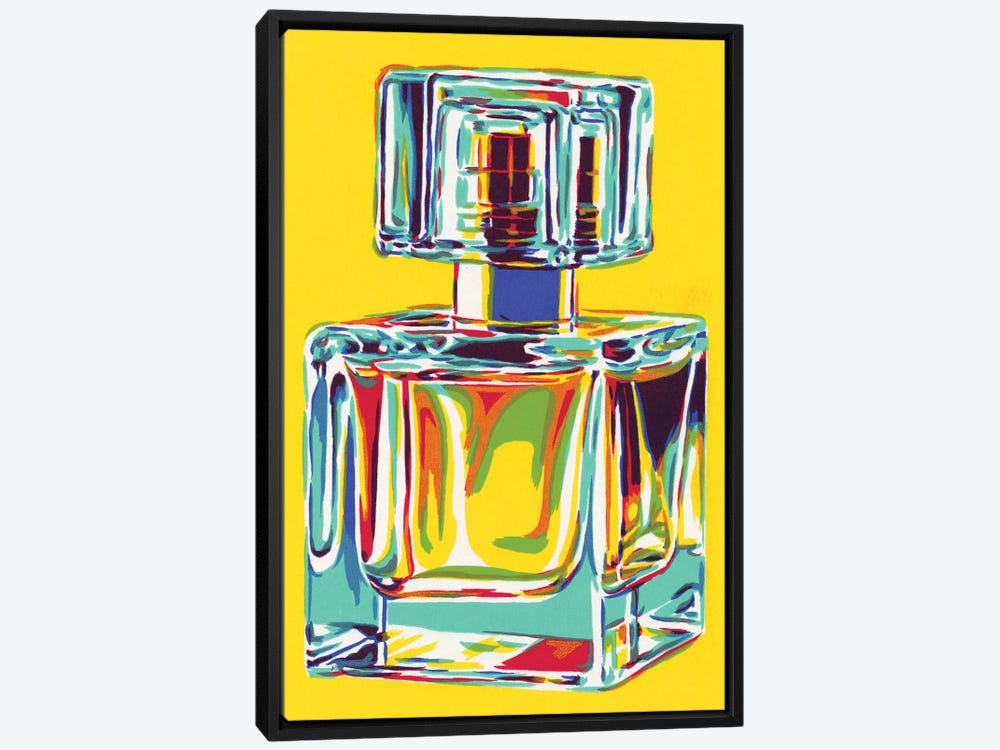 Framed Canvas Art - Perfume Bottle by Vitali Komarov ( Fashion > Hair & Beauty > Perfume Bottles art) - 40x26 in
