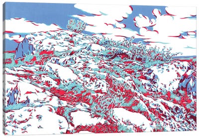 White Mountains Canvas Art Print - Vitali Komarov