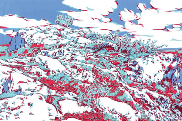 Snowy Mountains: White Mountains by Vitali Komarov