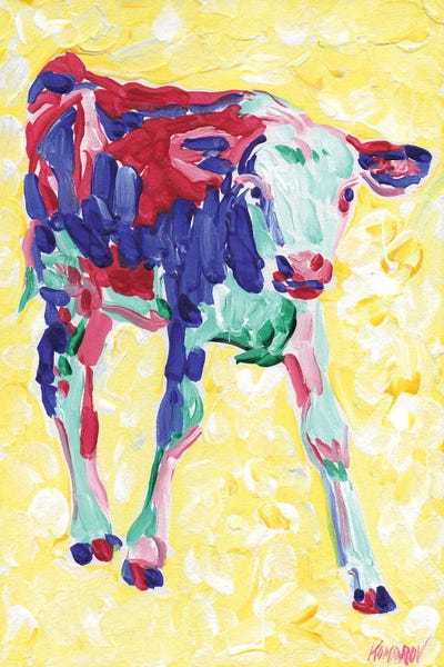 Baby Cow by Vitali Komarov canvas print
