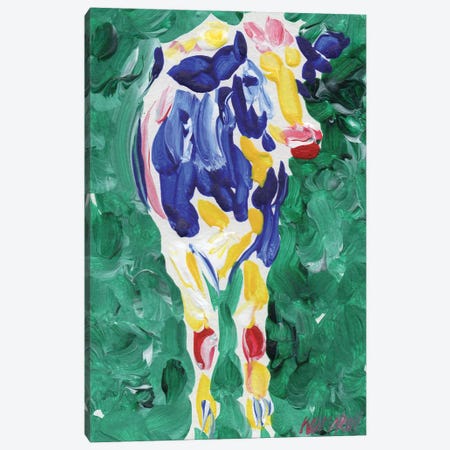 Colorful Baby Cow Canvas Print #VTK328} by Vitali Komarov Art Print