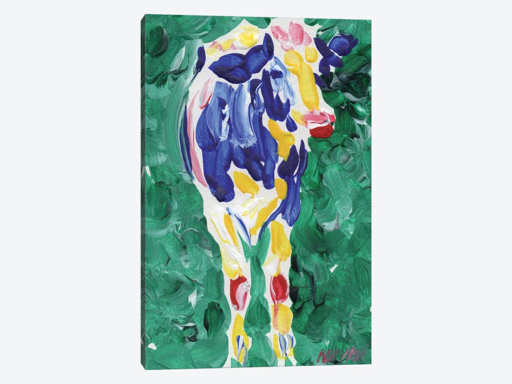 Colorful Baby Cow by Vitali Komarov 1-piece Canvas Print