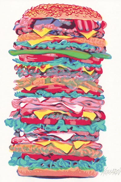 Life In Technicolor: Burger by Vitali Komarov