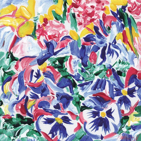 Pansies: Pany Flowers by Vitali Komarov