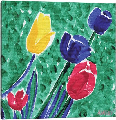 Colorful Tulips Canvas Art Print - Vitali Komarov