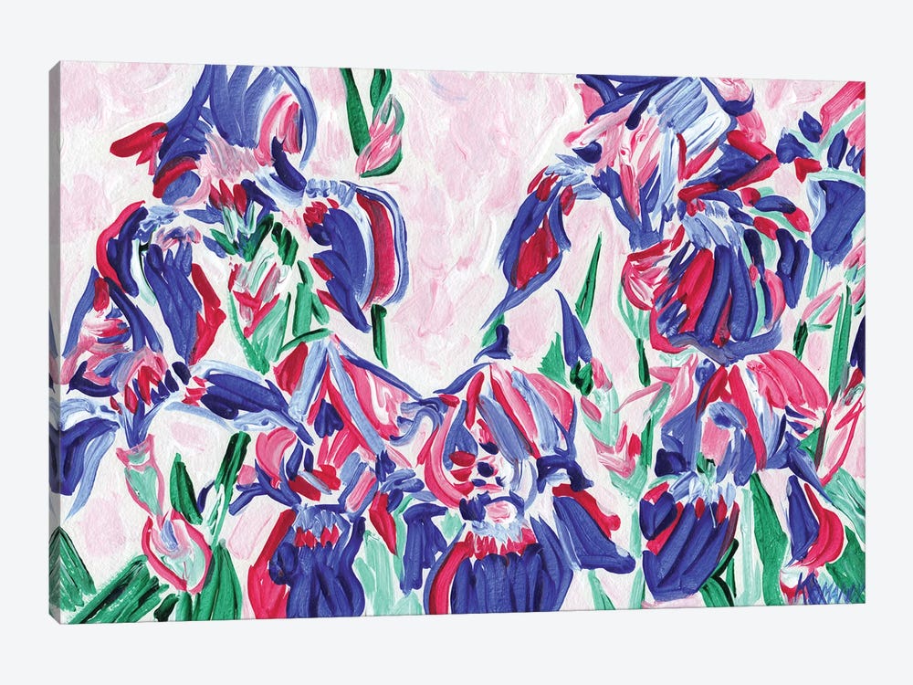 Purple Irises by Vitali Komarov 1-piece Art Print