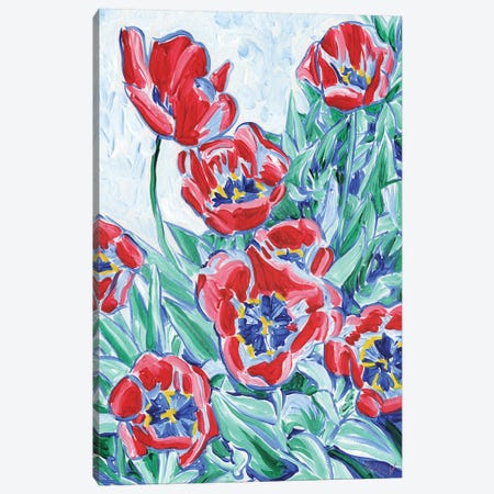 Tulip Flower Bouquet Canvas Print #VTK337} by Vitali Komarov Canvas Print