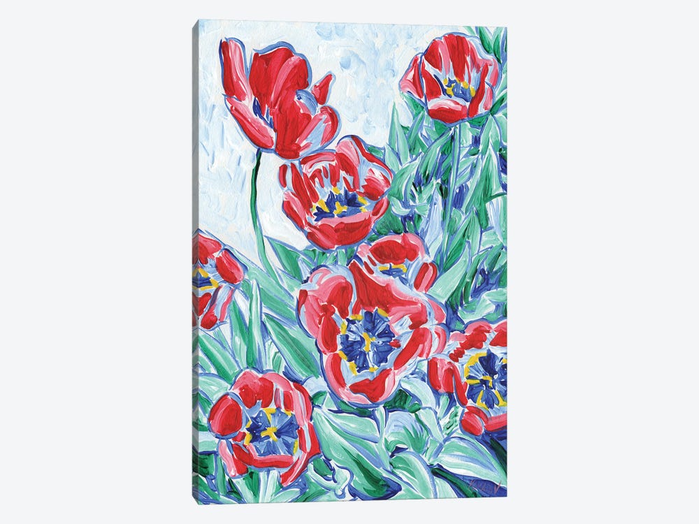 Tulip Flower Bouquet by Vitali Komarov 1-piece Art Print