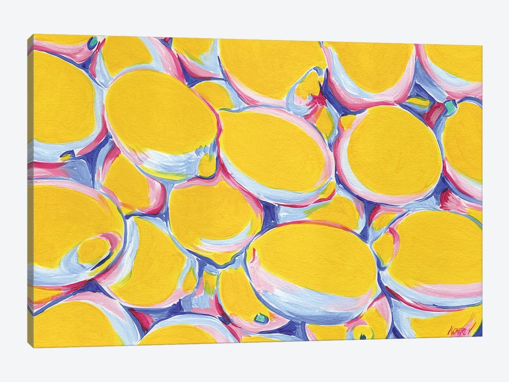 Lemons by Vitali Komarov 1-piece Canvas Wall Art
