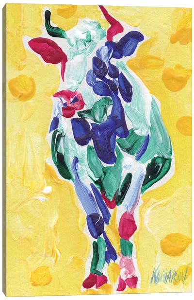 Small Calf Canvas Art Print - Vitali Komarov