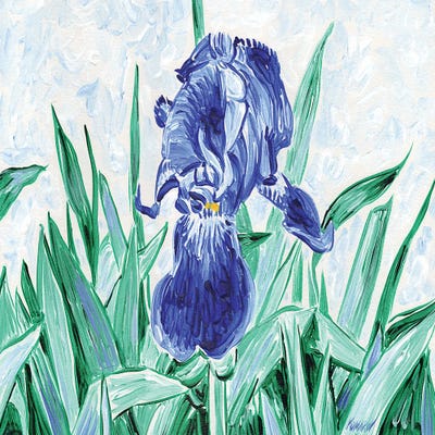 Blue Flower by Vitali Komarov art print