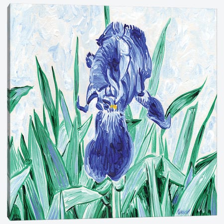 Blue Flower Canvas Print #VTK341} by Vitali Komarov Canvas Print